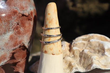 Hammered Stacking Ring