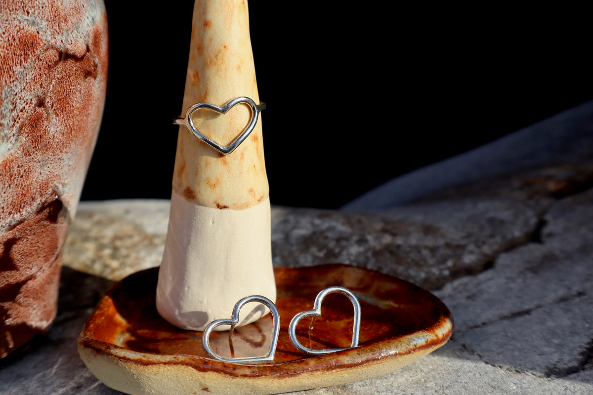 Heart Studs