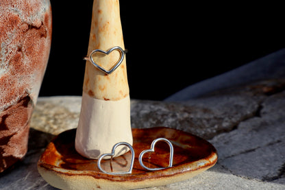 Heart Studs