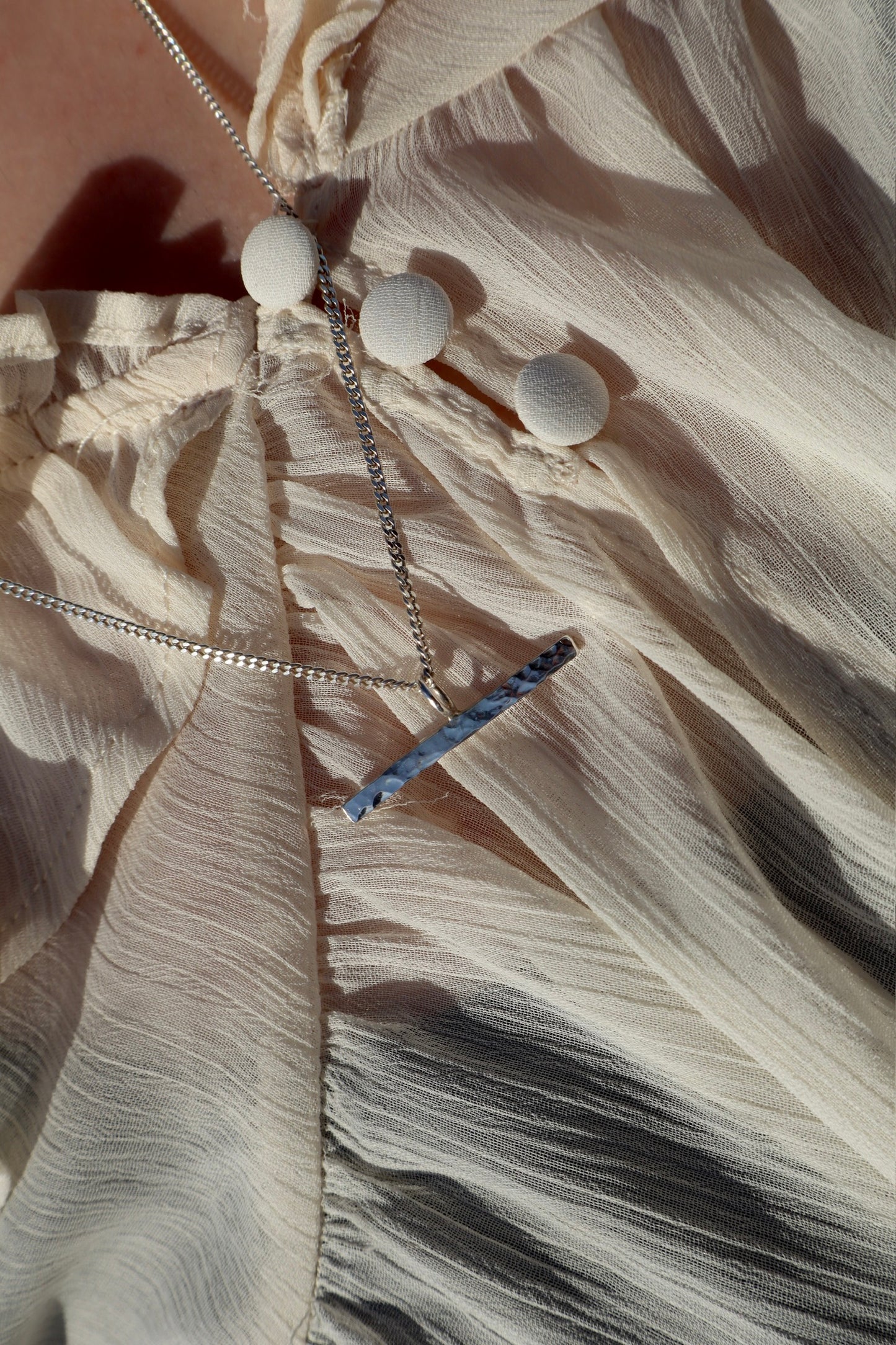 Square T Bar Necklace