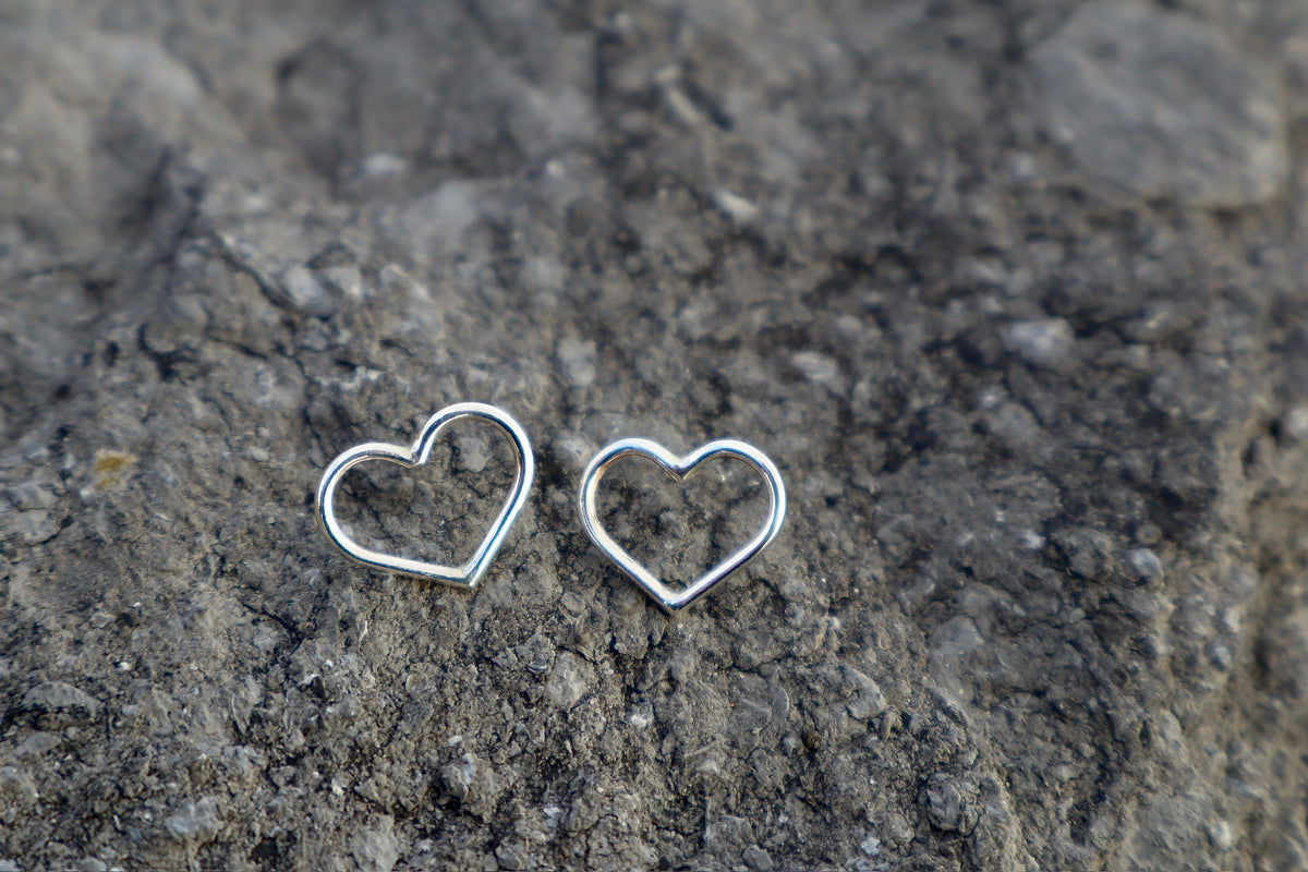 Heart Studs