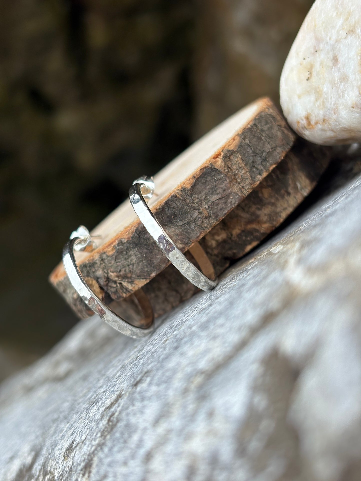 Hammered Hoops