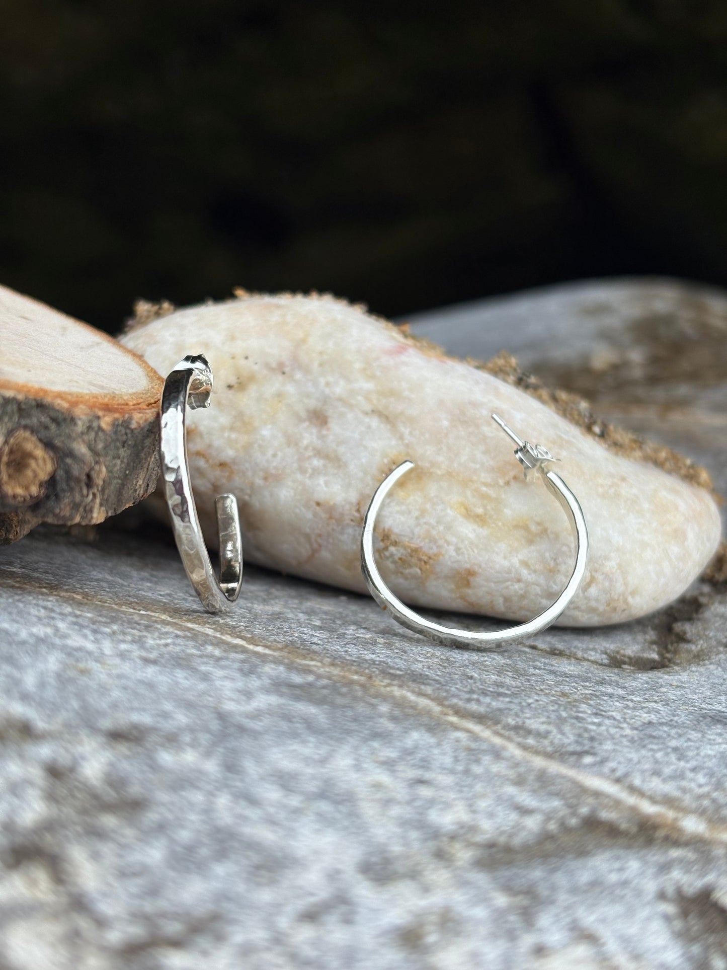 Hammered Hoops