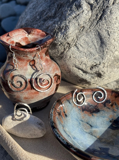 Whirl Drop Earrings
